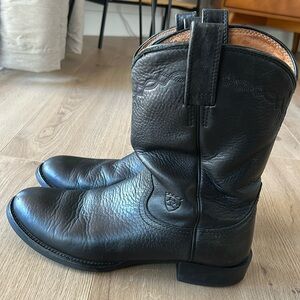 ARIAT Men's Leather Upper Black Boots Size 9.5D